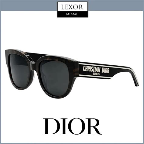 Dior Brown Oval Ladies Sunglasses WILDIOR BU CD40021U 